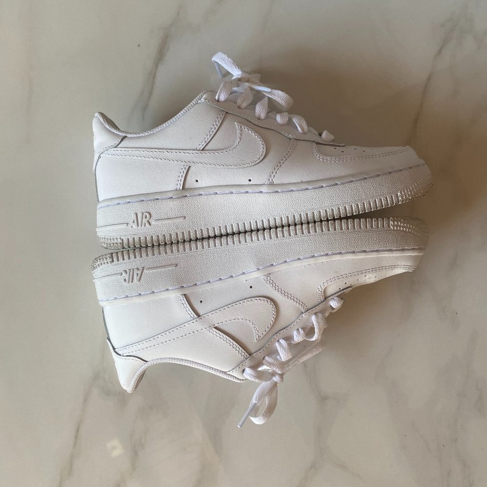 Nike Air Force 1 White womens size 5.5 (youth 4)